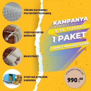 Promosyon Çamaşır Filesi | 1 Paket